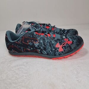 UNDER ARMOUR Mens size 10 Brigade Track & Field Spiked Athletic Shoes